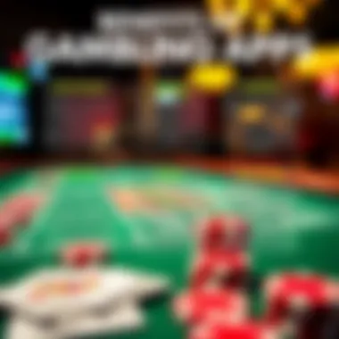 An infographic highlighting the advantages of using gambling apps