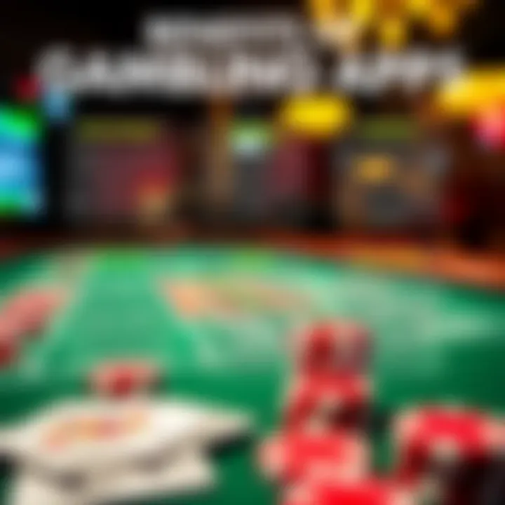 An infographic highlighting the advantages of using gambling apps