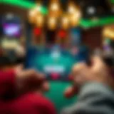 Exciting poker game interface on iPhone