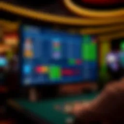 Overview of Betrivers interface showcasing online betting options