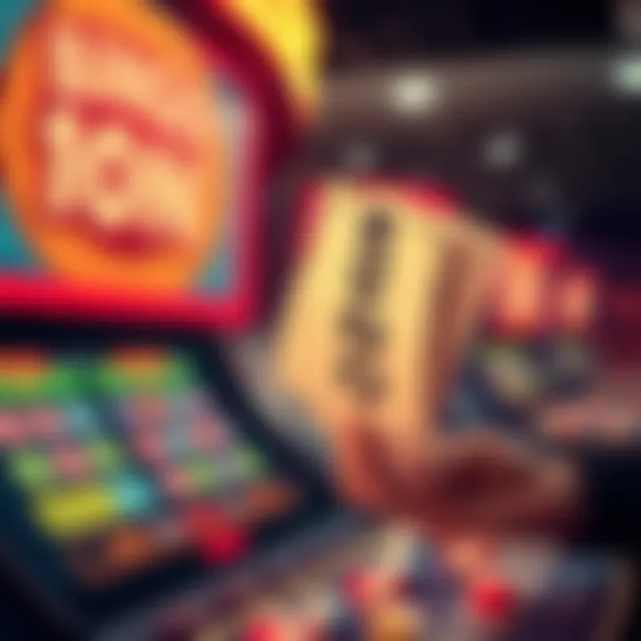 Bingo Cash Prize Illustration Illustration of a cash prize being awarded in bingo