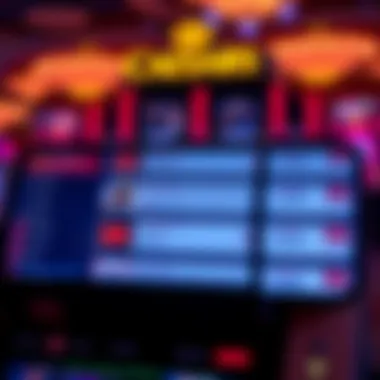 Caesars Sportsbook app interface showcasing betting options