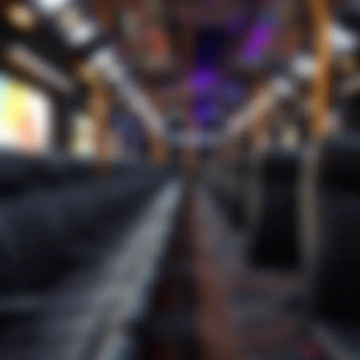 Comfortable Bus Interior for Travelers Interior of a comfortable bus seating