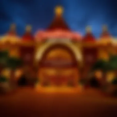 Grand Entrance of Coushatta Casino Resort Coushatta Casino Resort entrance showcasing its grandeur