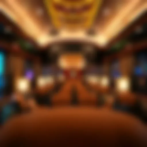 Luxurious Casino Bus Experience Exterior view of a luxurious casino bus