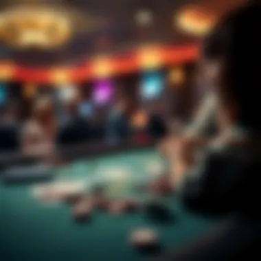 Engaging Online Poker Experience Online poker table with cards and chips