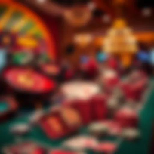 Diverse selection of online casino games