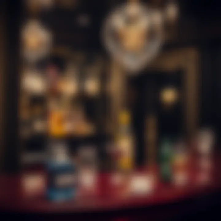 Refined Indulgence: The Exclusive Bar at Crockfords Elegant bar area with exclusive spirits