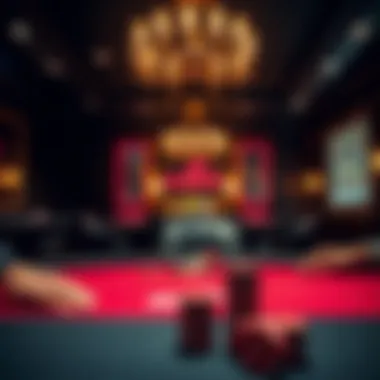 The Thrill of High-Stakes Poker at Crockfords High-stakes poker table with intense focus