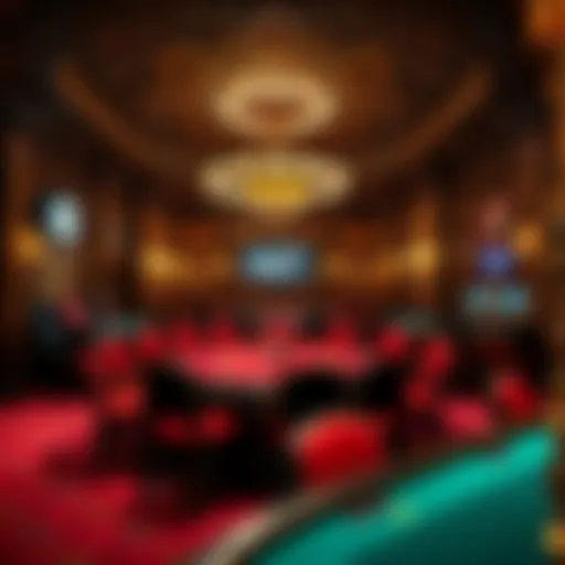 A Glimpse into Opulence: The Gaming Rooms of Crockfords Luxurious gaming room with ornate decor