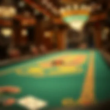 Customized Casino Tablecloth A customized casino tablecloth featuring unique design elements