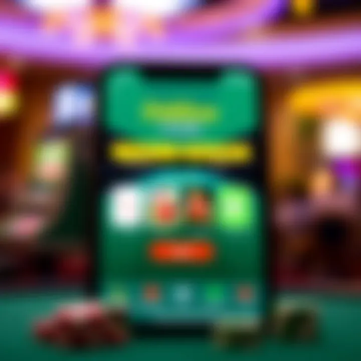 Overview of Delaware Park App Home Screen