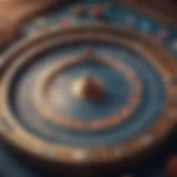 Astrological chart depicting favorable gambling days