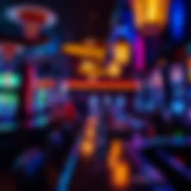 A vibrant bar scene within the casino offering drinks and entertainment