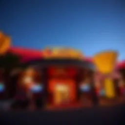 Exterior view of a California casino that welcomes younger adults