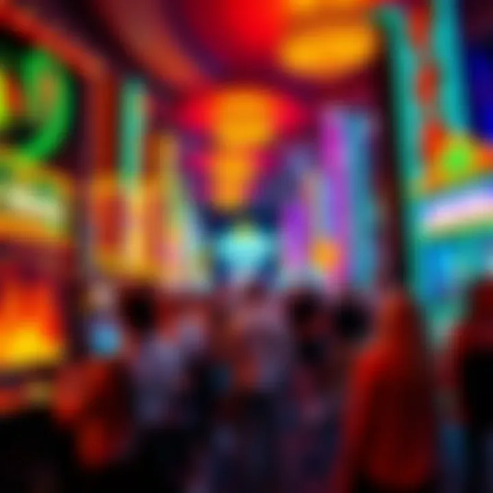 Vibrant nightlife scene in Las Vegas highlighting entertainment options