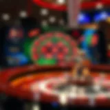 The digital interface of an Android roulette game showcasing vibrant graphics and user-friendly navigation.