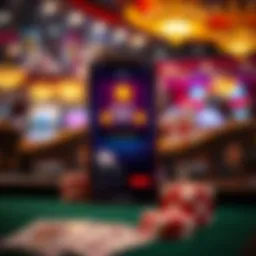 Mobile app showcasing rewards