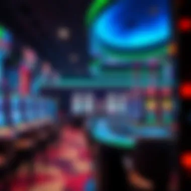 A modern gaming area reflecting advanced technology in casinos