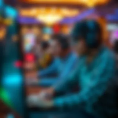 Exciting online gaming scene with players engaged in action