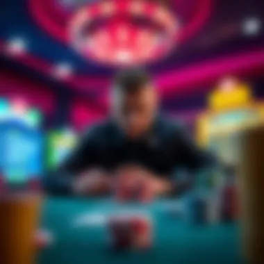 Visual representation of risks in online gambling