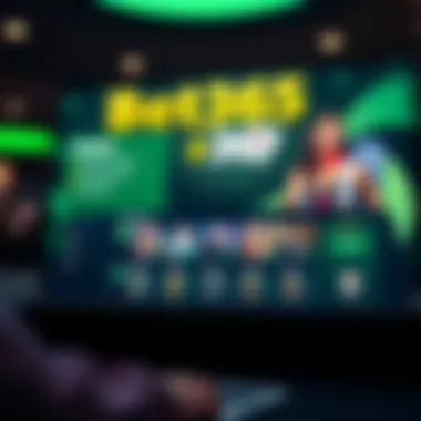 A digital interface showcasing Bet365 promotions