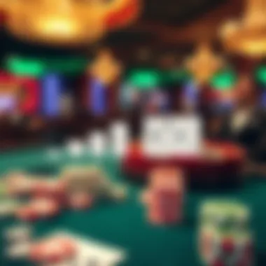 An infographic illustrating online gambling statistics