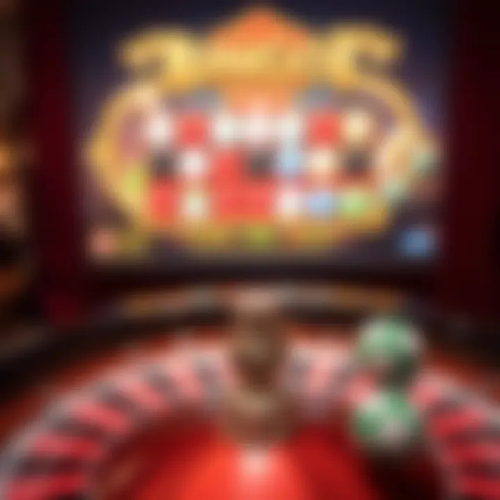 Bingo roulette game interface showcasing vibrant graphics and gameplay