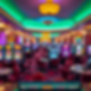 The Heart of Gaming at Caesar Casino Vibrant gaming floor at Caesar Casino