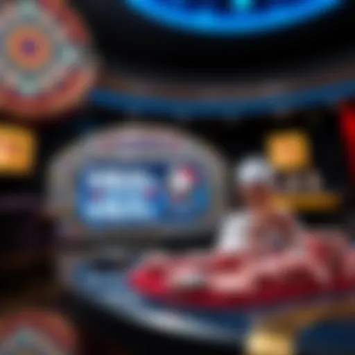 Visual representation of online gaming interface for Deal or No Deal