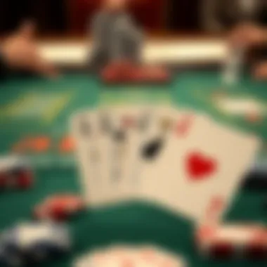 Visual representation of double deck blackjack rules