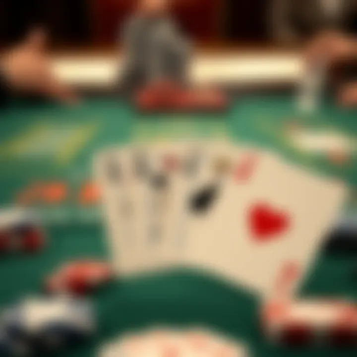 Visual representation of double deck blackjack rules