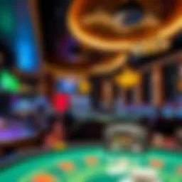 Elegant interior of a downstate casino showcasing modern design