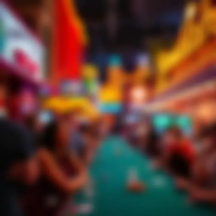 Vibrant nightlife scene in Downtown Grand Las Vegas