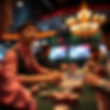 Visual showcasing user engagement in social gaming platforms