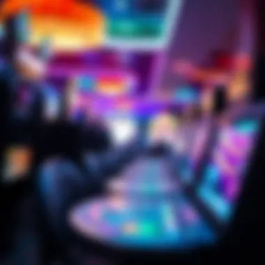 Exciting Gaming Floor at Empire City Casino Hotel Exciting gaming floor with vibrant atmosphere