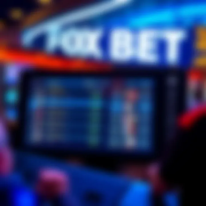 User-Friendly Betting Interface Fox Bet Sportsbook interface showcasing betting options