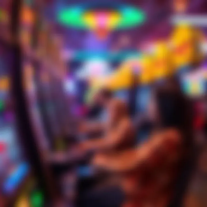 Engaging Player Experience Player enjoying buffalo slot games