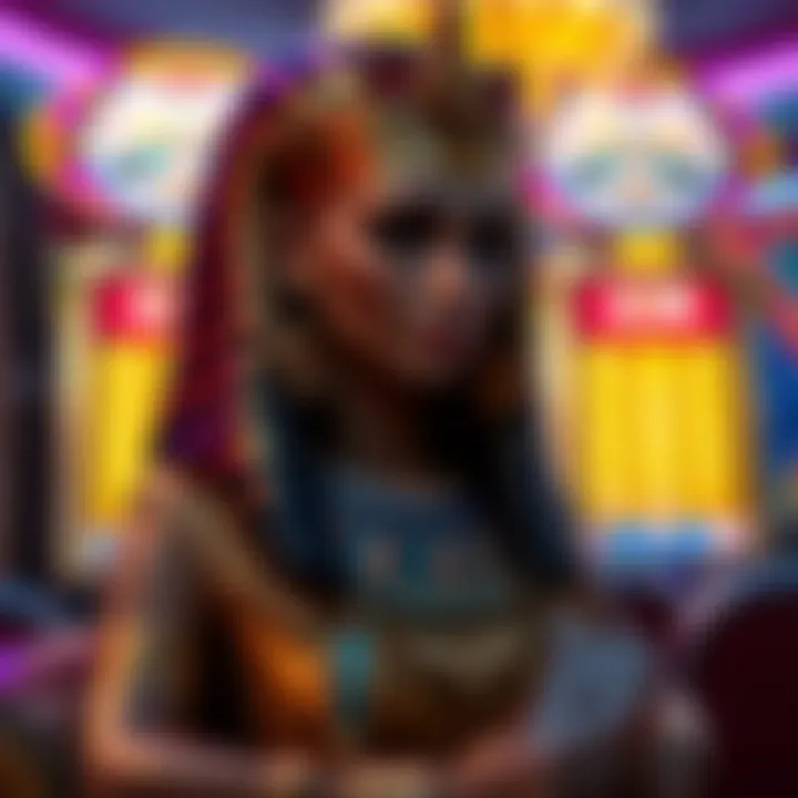 Illustration depicting the cultural impact of Cleopatra in gaming