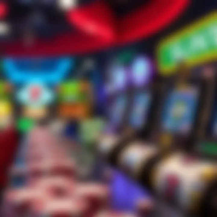 Illustration showcasing different platforms for playing free money slots