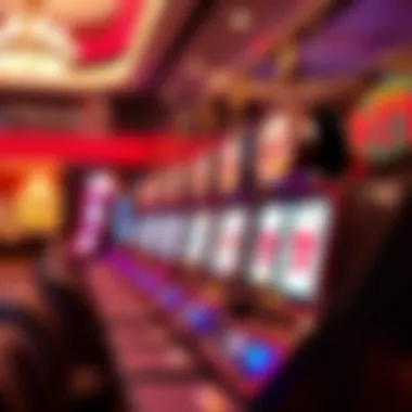 Futuristic representation of technology's impact on slot gaming evolution
