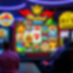 Vibrant online slot game interface showcasing various themes