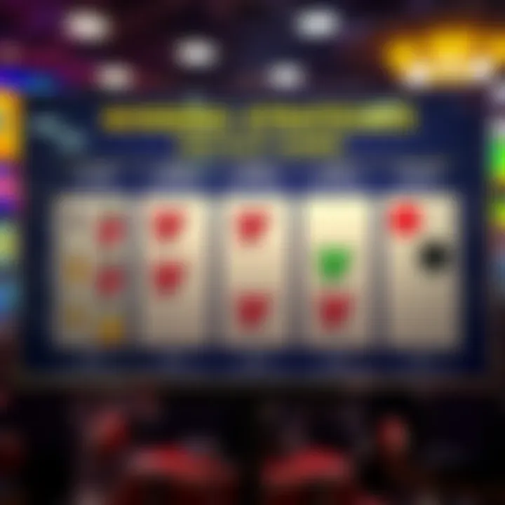 Winning Strategies for Slot Games Chart demonstrating winning strategies for slot games