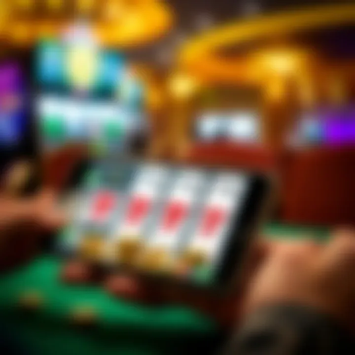 Strategic gameplay on mobile device for cash winnings