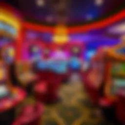 Interior view of Gold Strike casino showcasing vibrant gaming area