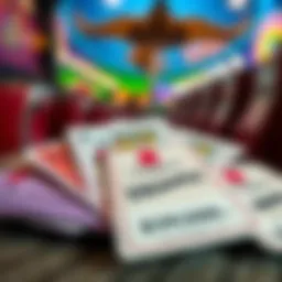 Visual representation of Illinois Lottery instant tickets showcasing various designs