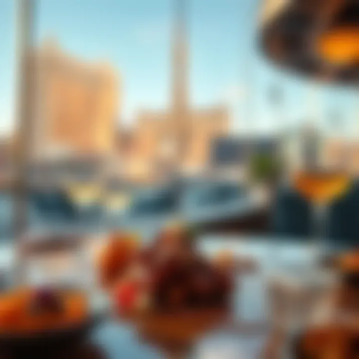 Gourmet dining experience at the Cosmopolitan