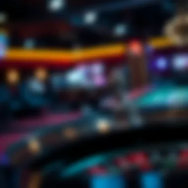 Illustration showing various betting strategies for roulette