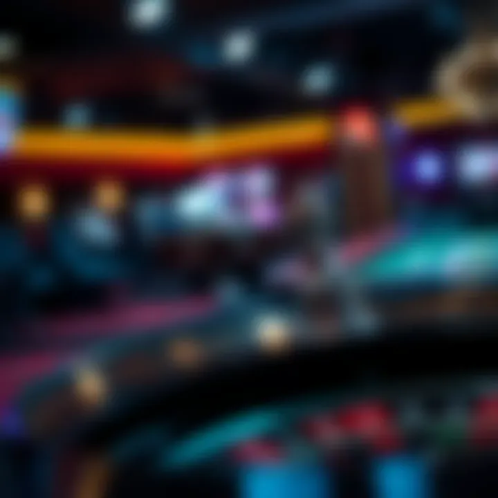 Illustration showing various betting strategies for roulette