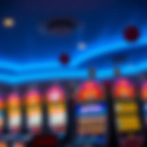 Vibrant Slot Machine Display Vibrant slot machine display at Miami Valley Gaming